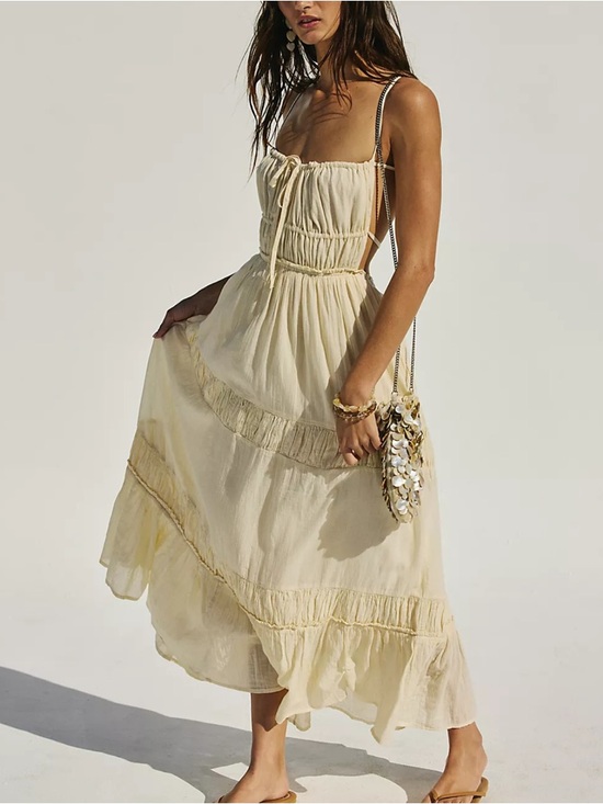 Free People Dresses & Skirts - Free People Taking Sides Maxi Dress Large